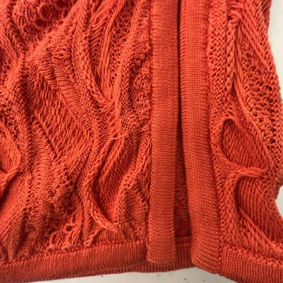 Coogi Australia Orange Sleeveless Sweater Dress Long 100% Mercerised Cotton SZ S - Picture 9 of 13